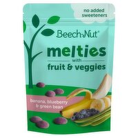 Beech-Nut Banana, Blueberry & Green Bean Melties with Fruit & Veggies, Stage 3, 1 oz, 1 Ounce