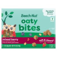 Beech-Nut Oaty Bites Mixed Berry Fruit & Whole Grain Bites, 0.7 oz, 7 count