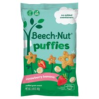 Beech-Nut Puffies Strawberry Banana Grain Snack Baby Food, 1.48 oz