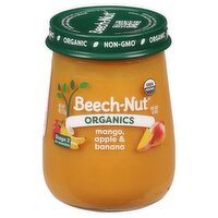 Beech-Nut Organics Mango, Apple & Banana Baby Food, Stage 2, 6+ Months, 4 oz, 4 Ounce
