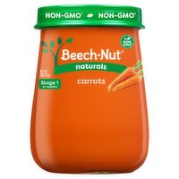 Beech-Nut Naturals Carrots Baby Food, Stage 1, 4 Months+, 4 oz