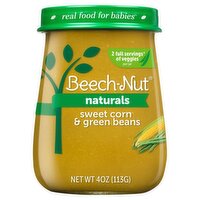 Beech-Nut Naturals Sweet Corn & Green Beans Baby food, 4 oz