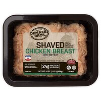Demakes Bros. Shaved Chicken Breast with Rib Meat, 16 oz, 16 Ounce