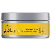 Schwarzkopf göt2b Glued Spiking Wax for Vertical Styles, 2 oz