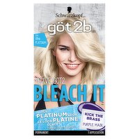 Schwarzkopf göt2b 00A Ultra Platinum You've Got2 Bleach It Permanent Haircolor, 1 application