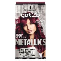 Schwarzkopf göt2b Metallics M68 Dark Ruby Permanent Hair Color, 1 application