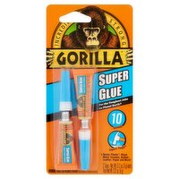 Gorilla Super Glue, 0.11 oz, 2 count