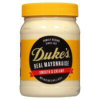 Duke's Smooth & Creamy Real Mayonnaise, 16 fl oz