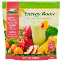 Campoverde Fruit & Veggie Blenders Energy Boost Pre-Cut Fruits and Vegetables, 32 oz