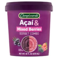Campoverde Açaí & Mixed Berries Sorbet Combo, 16 fl oz