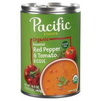 Pacific Foods Organic Roasted Red Pepper & Tomato Bisque, 16.3 oz