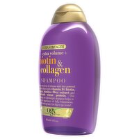 Ogx Extra Strength Extra Volume + Biotin & Collagen Shampoo, 13 fl oz
