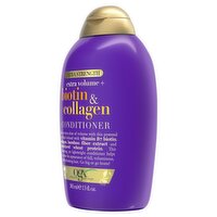 Ogx Extra Strength Extra Volume + Biotin & Collagen Conditioner, 13 fl oz