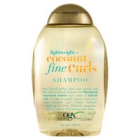 Ogx Lightweight + Coconut Fine Curls Shampoo, 13 fl oz