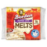 Borden Pepper Jack Cheese Melts, 16 count, 12 oz