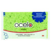 Scotch-Brite® ocelo™ Utility Sponge, Assorted Colors, 2/Pack