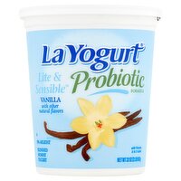 La Yogurt Probiotic Formula Vanilla Blended Nonfat Yogurt, 32 oz