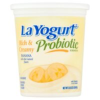 La Yogurt Rich & Creamy Banana Blended Lowfat Yogurt, 32 oz