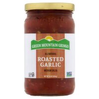 Green Mountain Gringo Roasted Garlic Medium Salsa, 16 oz