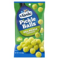 Vlasic Balls Dill Pickle Flavored Corn Puffs, 2 oz