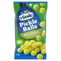 Vlasic Balls Dill Pickle Flavored Corn Puffs, 2 oz