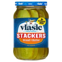 Vlasic Stackers Bread & Butter Pickles, 16 fl oz, 16 Fluid ounce