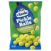 Vlasic Pickle Balls Dill Pickle Flavored Corn Puffs, 6.5 oz