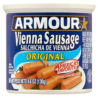 Armour Star Original Vienna Sausage, 4.6 oz, 4.6 Ounce