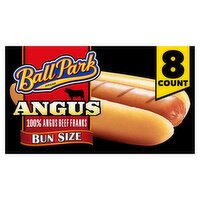Ball Park Angus Beef Franks Bun Size, 14 oz