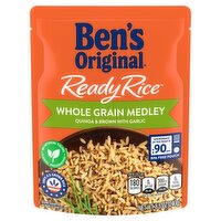 Ben's Original Ready Rice Whole Grain Medley Quinoa & Brown with Garlic, 8.5 oz
