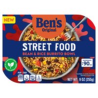 Ben's Original Street Food Bean & Rice Burrito Bowl, 9 oz