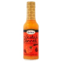 Grace Scotch Bonnet Hot Pepper Sauce, 4.8 fl oz