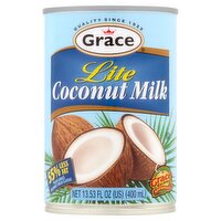 Grace Lite Coconut Milk, 13.53 fl oz, 13.5 Fluid ounce