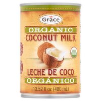 Grace Organic Coconut Milk, 13.52 fl oz, 13.52 Fluid ounce