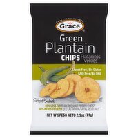 Grace Salted Green Plantain Chips, 2.5 oz