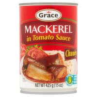 Grace Chunky Mackerel in Tomato Sauce, 15 oz