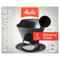 Melitta Pour-Over 1 Cup Brewing Cone Coffee Brewer