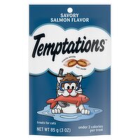 Temptations Savory Salmon Flavor Treats for Cats, 3 oz