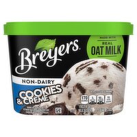 Breyers Non-Dairy Cookies & Crème Frozen Almond Milk Dessert, 1.5 quart, 1.5 Quart