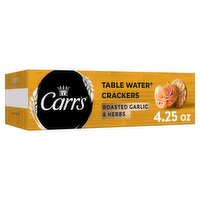 Carr's Table Water Roasted Garlic & Herbs Crackers, 4.25 oz