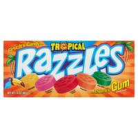 Razzles Tropical Candy Gum, 1.4 oz