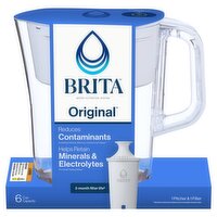 Brita 6 Cup Capacity Water Filtration System, 1 Each