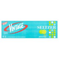 Vintage Lime Seltzer, 12 fl oz, 12 count