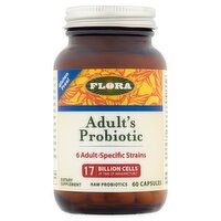 Flora Adult's Probiotic Dietary Supplement, 60 count