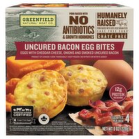 Greenfield Natural Meat Co. Uncured Bacon Egg Bites, 4 count, 8 oz