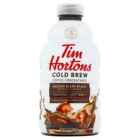 Tim Hortons Medium Blend Black Cold Brew Coffee Concentrate, 32 fl oz