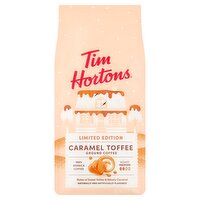 Tim Hortons Medium Caramel Toffee Ground 100% Arabica Coffee Limited Edition, 12 oz