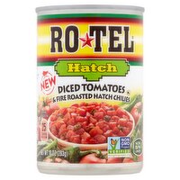 Ro-Tel Diced Tomatoes & Fire Roasted Hatch Chilies, 10 oz, 10 Ounce