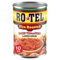 Ro-Tel Fire Roasted Diced Tomatoes & Green Chilies, 10 oz