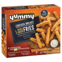 Yummy Chicken Breast Whole Grain Fries, 21 oz, 21 Ounce